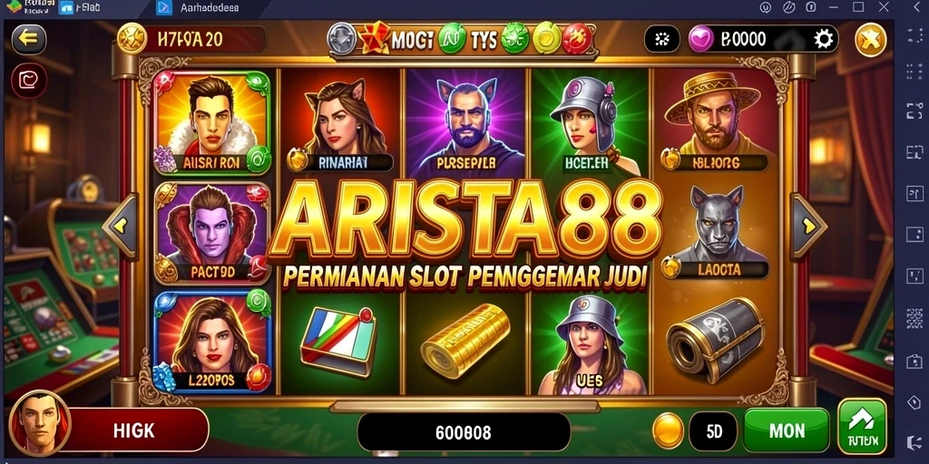 Screenshot gameplay ARISTA88 menampilkan keseruan putaran Slot.