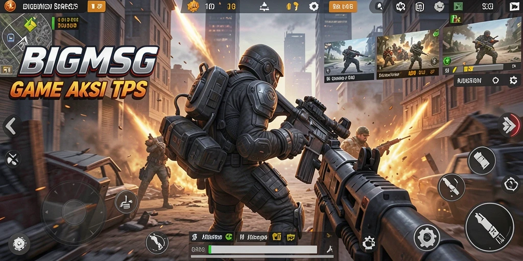 Tampilan gameplay seru dan mendebarkan dari <strong>BIGMSG</strong>.