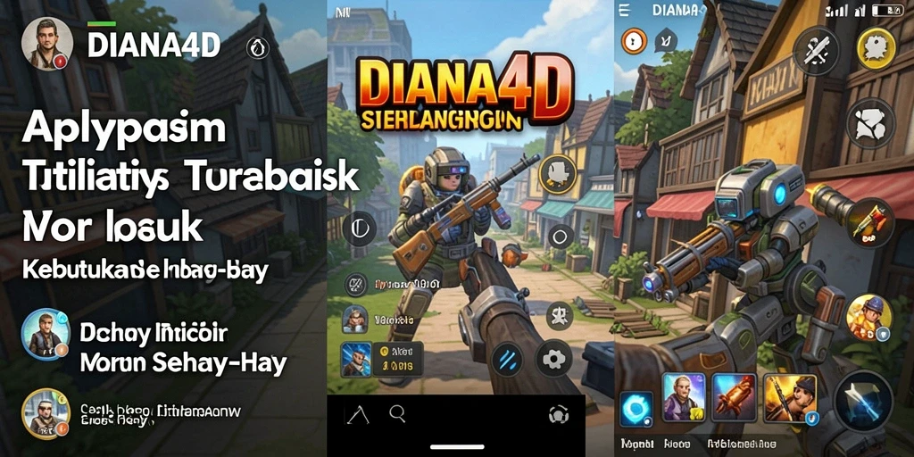 Screenshot aplikasi DIANA4D menampilkan antarmuka pengguna yang intuitif dan bersih.