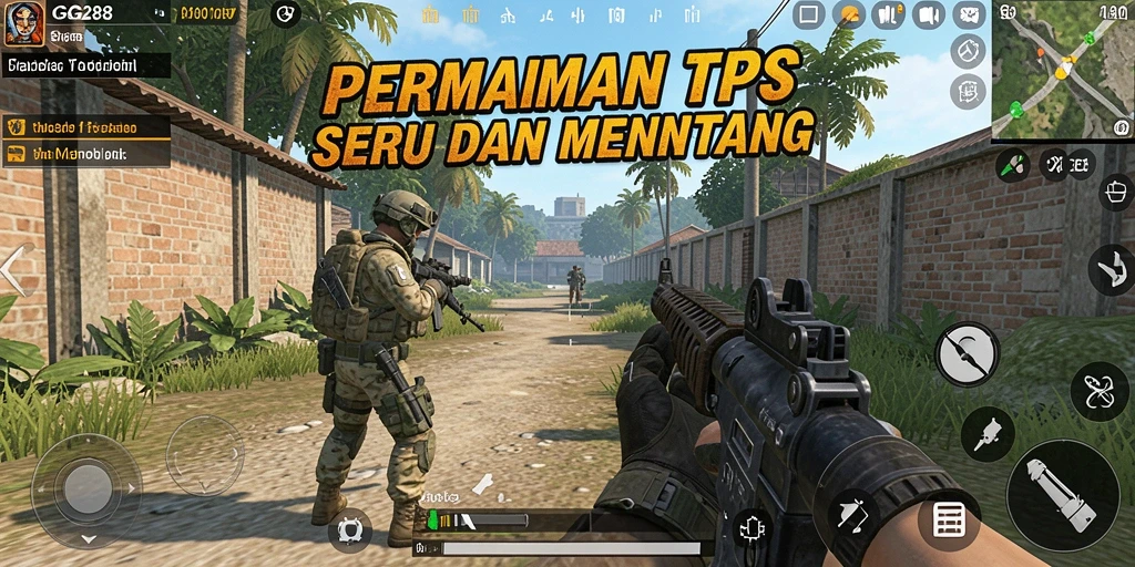 Screenshot permainan GG288 menampilkan aksi tembak-menembak yang mendebarkan.