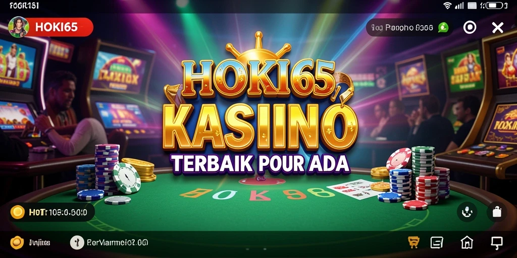 Screenshot HOKI65 menampilkan gameplay yang menarik dengan grafis kasino yang memukau.