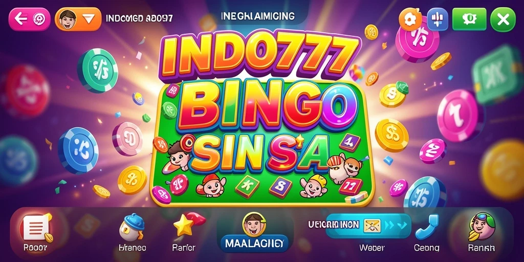 Screenshot gameplay INDO777 menampilkan keseruan bermain Bingo secara langsung.