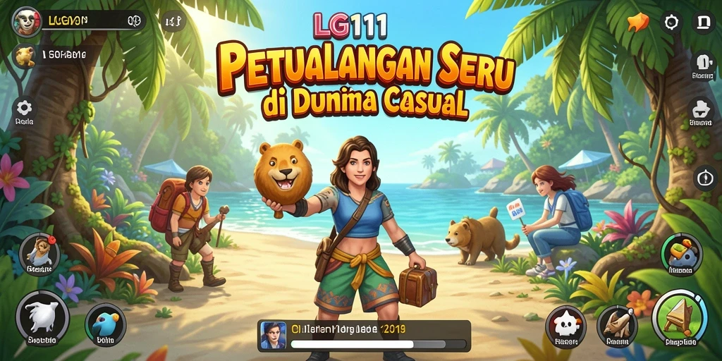 Tampilan gameplay LG111 yang penuh warna dan menantang.