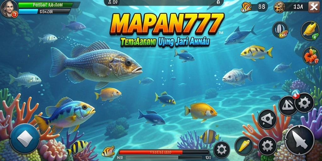 Screenshot gameplay MAPAN777 yang menampilkan aksi Tembak Ikan seru.