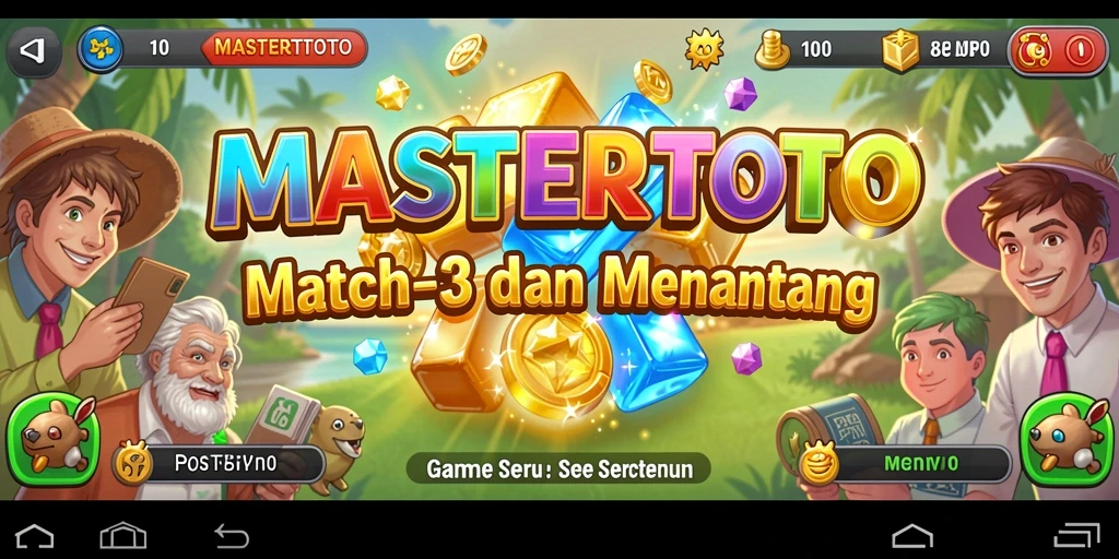 Tampilan gameplay MASTERTOTO yang menarik dan penuh warna.
