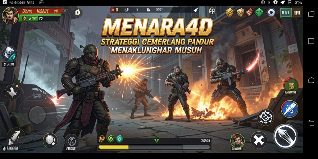Tampilan gameplay menarik dari MENARA4D yang penuh strategi.