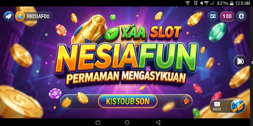 Screenshot gameplay NESIAFUN yang menampilkan keseruan bermain slot.