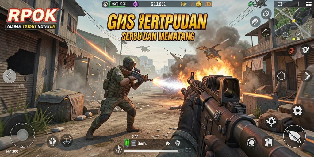 Gameplay seru dalam RPOK dengan grafik menakjubkan.