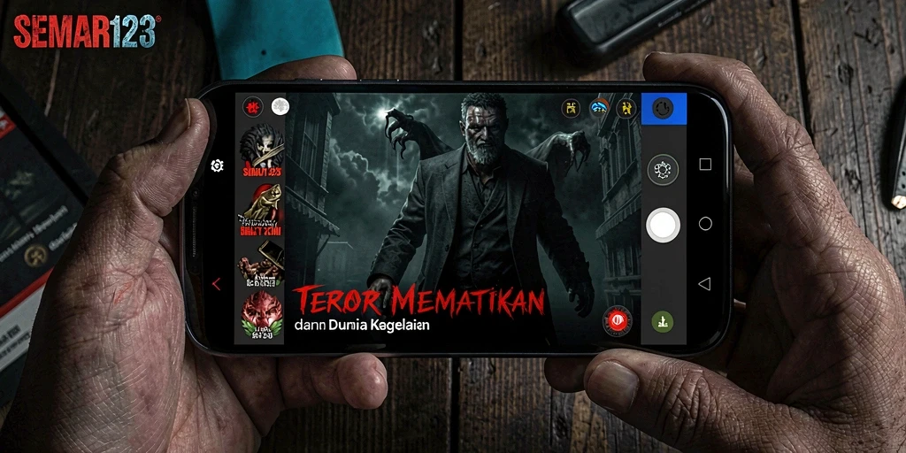 Screenshot gameplay SEMAR123 yang penuh ketegangan dan kengerian.
