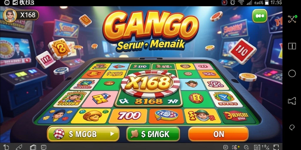 Tampilan gameplay seru dalam permainan Bingo X168.